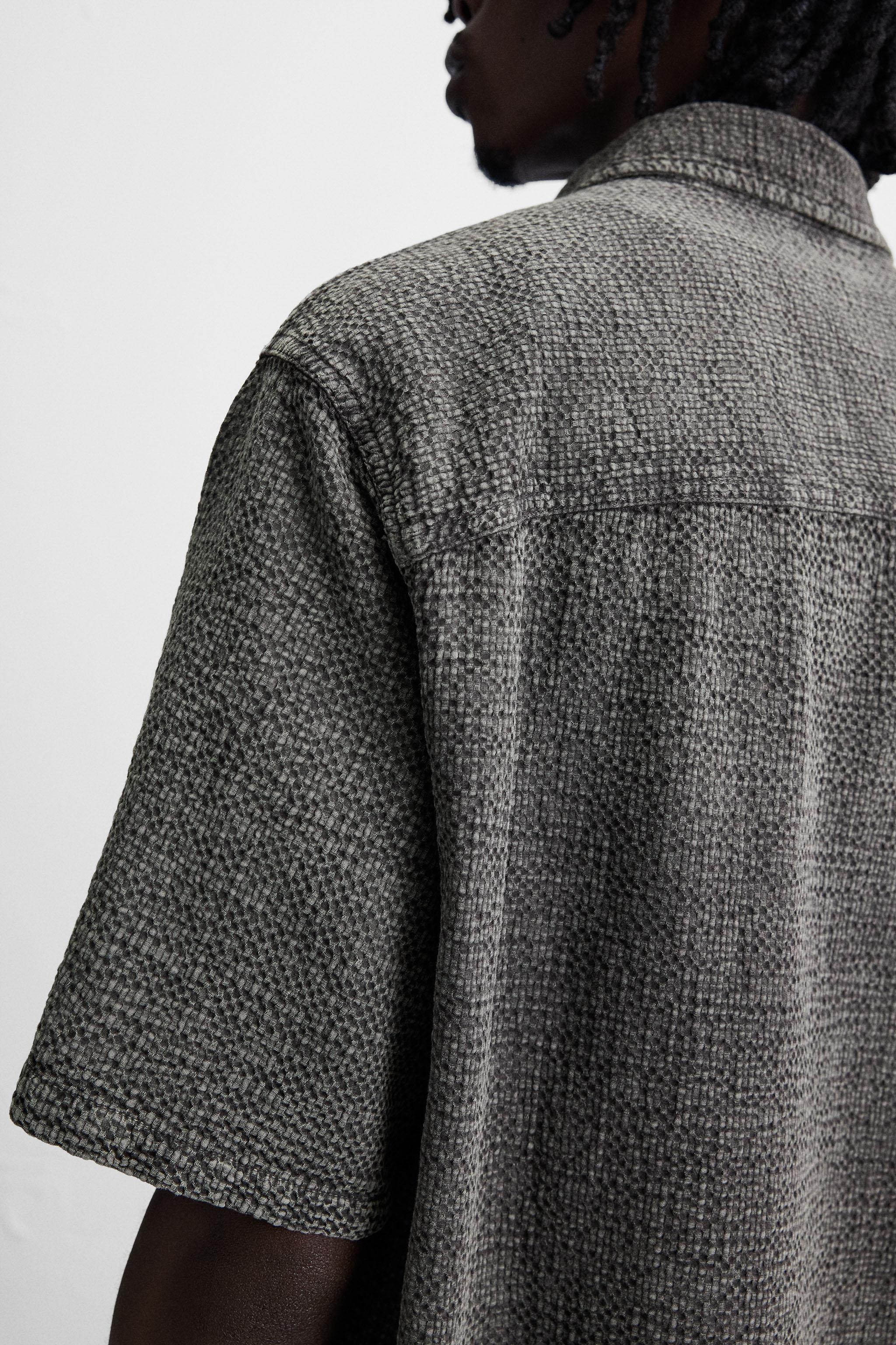 WASHED TEXTURE SHIRT